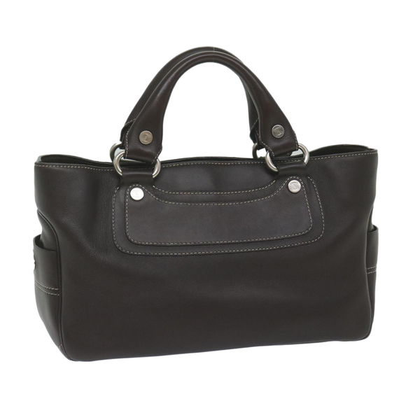 CELINE Dark Brown Boogie Hand Bag - Picture 2 of 16